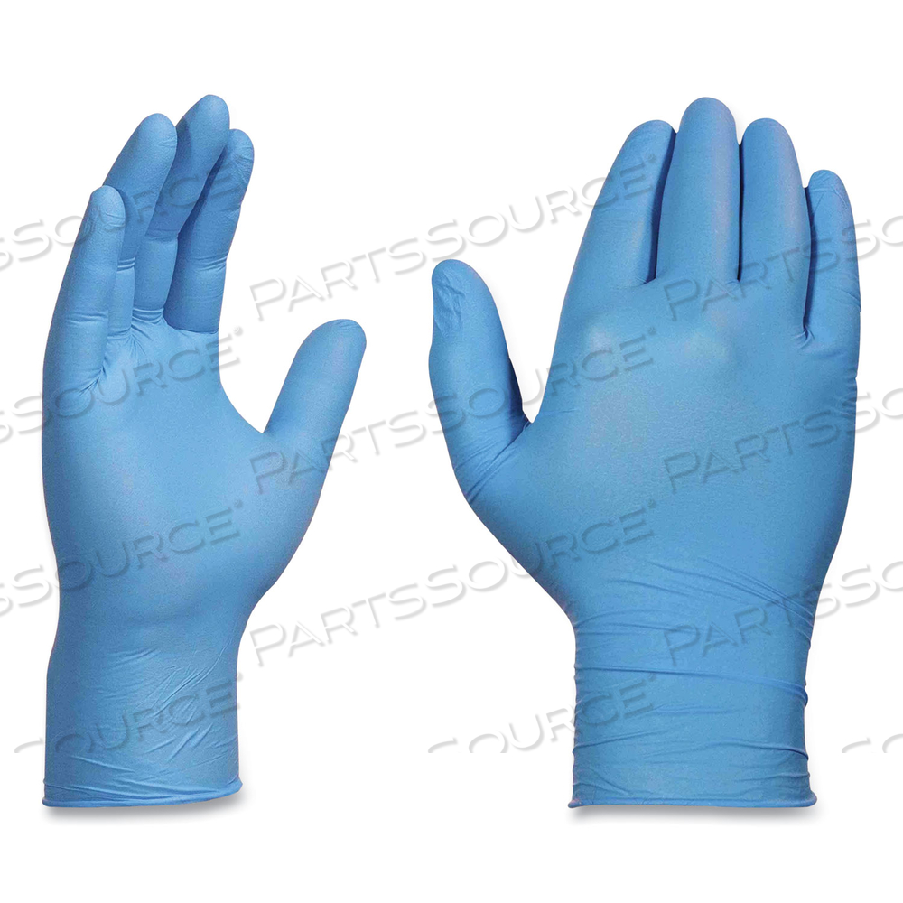 NITRILE EXAM GLOVES, POWDER-FREE, 3 MIL, MEDIUM, BLUE by Ammex