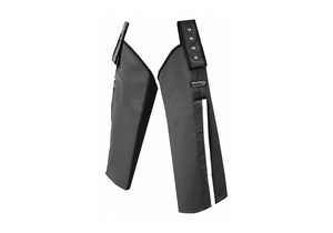 SINGLE LAYER SAFETY CHAPS L BLCK/GRAY PR by HexArmor