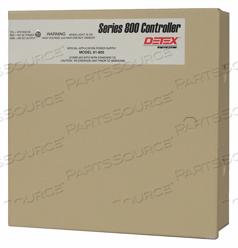 ADJUSTABLE GATE PLATE KIT BRUSHED CHROME by Detex