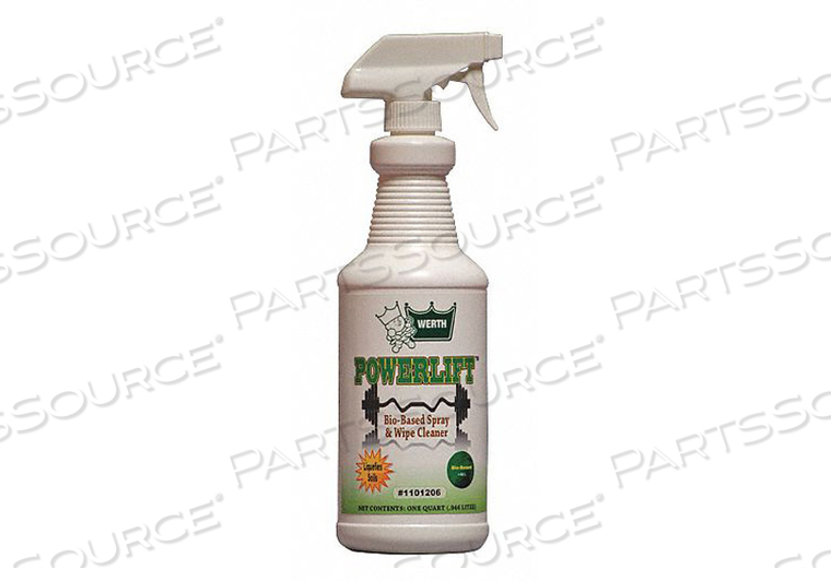 POWERLIFT BIO-BASED CLEANER 1 QT PK12 by Werth Sanitary Supply POWERLIFT BIO-BASED CLEANER 1 QT PK12 by Werth Sanitary Supply