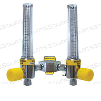15LPM O2 MEDICAL AIR CHEMETRON SWIVEL Y BLOCK FLOWMETER ASSEMBLY by Ohio Medical, LLC 15LPM O2 MEDICAL AIR CHEMETRON SWIVEL Y BLOCK FLOWMETER ASSEMBLY by Ohio Medical, LLC