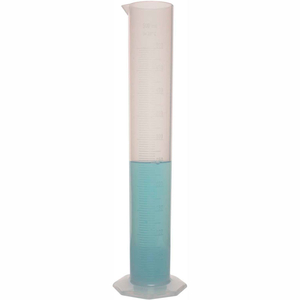 SINGLE SCALE GRADUATED CYLINDER, 500ML CAPACITY, 5.0ML GRADUATION, CLEAR, 1/PK by Bel-Art Products SINGLE SCALE GRADUATED CYLINDER, 500ML CAPACITY, 5.0ML GRADUATION, CLEAR, 1/PK by Bel-Art Products