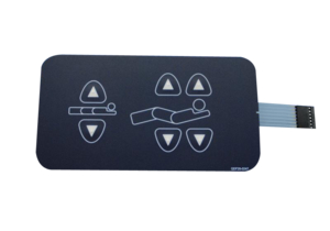 LABEL, LEFT, NURSE CONTROL, FOR USE WITH: FOR MODEL FL28C GOBED® II MEDSURG BED by Stryker Medical