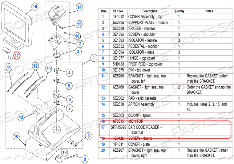 EXTERNAL BARCODE READER 