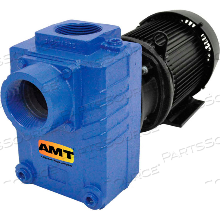 AMT 3" CAST IRON SELF-PRIMING CENTRIFUGAL PUMP, 275GPM, 125PSI, BUNA-N SEAL, 5HP by Springer Pumps LLC