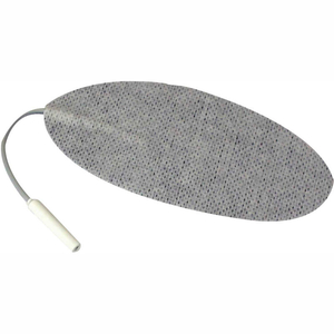 METTLER V-TRODE SELF-ADHESIVE ELECTRODES WITH LEAD WIRES, 2" X 4" OVAL, 40/CASE by Fabrication Enterprises