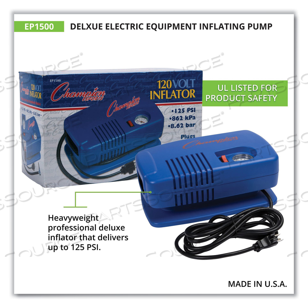 PUMP,DLX,ELECT,INFLATOR by Champion Sports