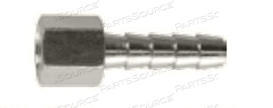 HOSE TO PIPE ADAPTER, 1/4 IN X 1/8 IN CONNECTION, BARB X FNPT CONNECTION by Precision Medical, Inc.
