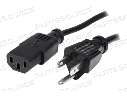 12FT (3.6M) 18AWG FLEXIBLE COMPUTER POWER CORD W/ NEMA 5-15P AND IEC 60320 C13 C by StarTech.com Ltd. 12FT (3.6M) 18AWG FLEXIBLE COMPUTER POWER CORD W/ NEMA 5-15P AND IEC 60320 C13 C by StarTech.com Ltd.