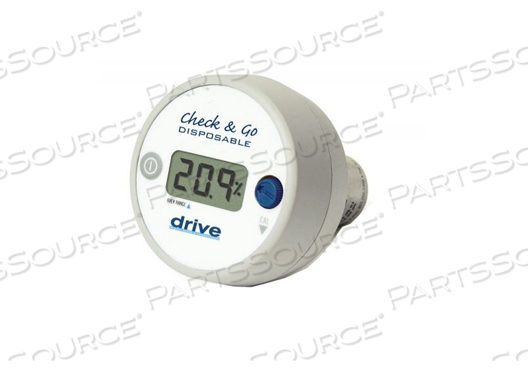 OXYGEN ANALYZER AND SENSOR, 0 TO 99.9%, 15 SEC RESPONSE, 60 TO 104 DEG F by Drive/DeVilbiss Healthcare, Inc