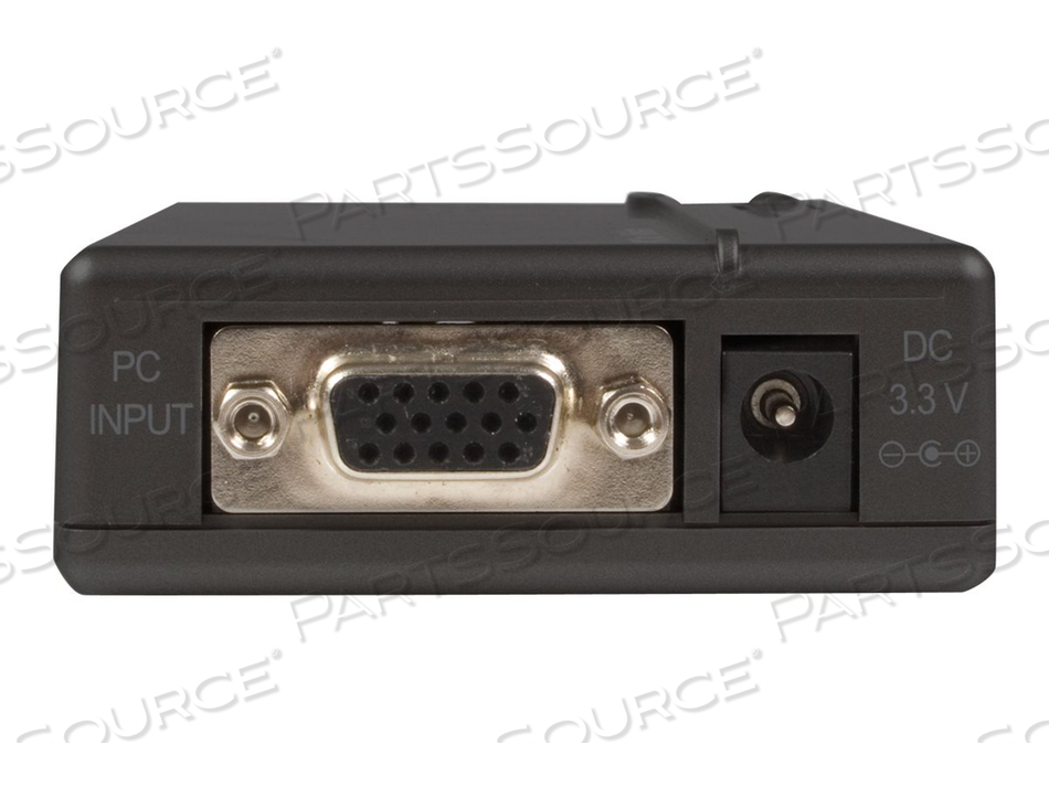 10 L X 6.4 W X 1.8CM H BLACK HIGH RESOLUTION VGA TO COMPOSITE (RCA)/S-VIDEO CONVERTER PC TO TV VIDEO CONVERTER by StarTech.com Ltd. 10 L X 6.4 W X 1.8CM H BLACK HIGH RESOLUTION VGA TO COMPOSITE (RCA)/S-VIDEO CONVERTER PC TO TV VIDEO CONVERTER by StarTech.com Ltd.