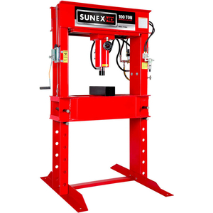 100 TON AIR & HYDRAULIC SHOP PRESS by Sunex Tools 100 TON AIR & HYDRAULIC SHOP PRESS by Sunex Tools