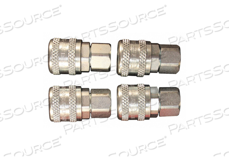 A STYLE COUPLER 1/4 FNPT PK4 by Milton
