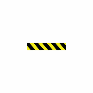 PRINTED BARRICADE TAPE - YELLOW AND BLACK STRIPE - 200 FEET by National Marker Company