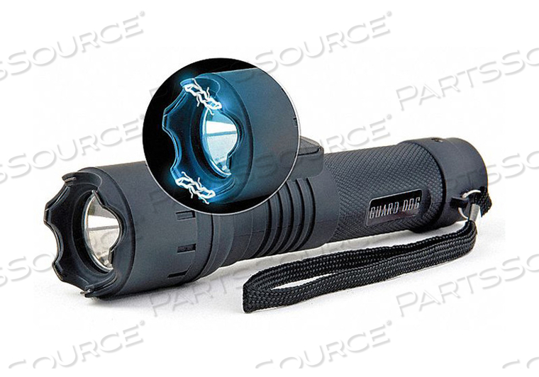 STUN GUN 4.0 MILLION 110 LUMENS BLACK by Guard Dog Security