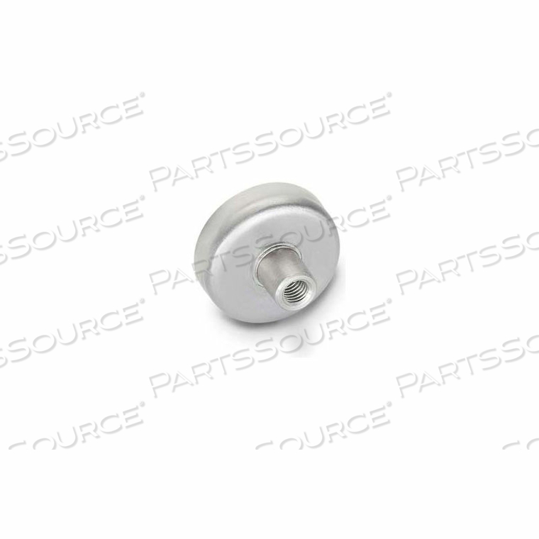 RETAINING MAGNET ASSEMBLY W/ THREADED BUSHING - 1.26" DIA. STAINLESS STEEL by J.W. Winco