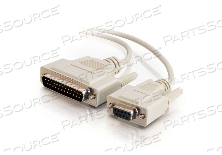 MODEM CABLE, BEIGE, DB9 FEMALE, DB25 MALE, MEETS ROHS by Legrand AV (C2G) MODEM CABLE, BEIGE, DB9 FEMALE, DB25 MALE, MEETS ROHS by Legrand AV (C2G)