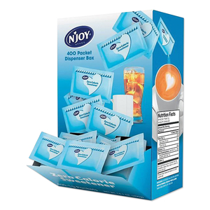 BLUE ASPARTAME ARTIFICIAL SWEETENER PACKETS, 0.04 OZ PACKET, 400 PACKETS/BOX by N'Joy