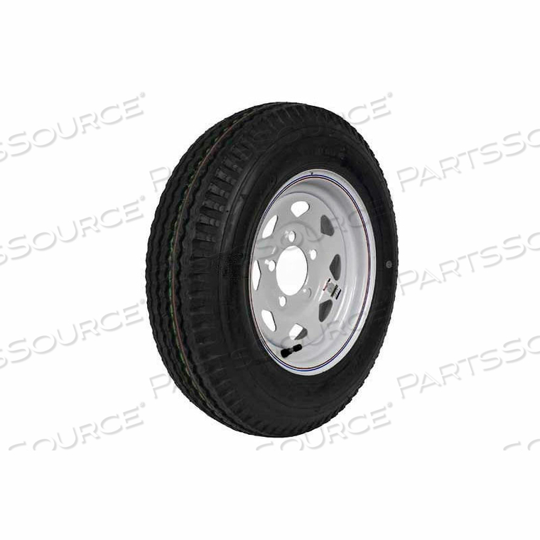 530-12 LRC TRAILER TIRE & CUSTOM SPOKE WHEEL ASSEMBLY by Martin Wheel Co.