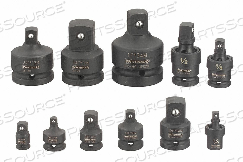 IMPACT SOCKET ADAPTER SET 11 PCS. by Westward