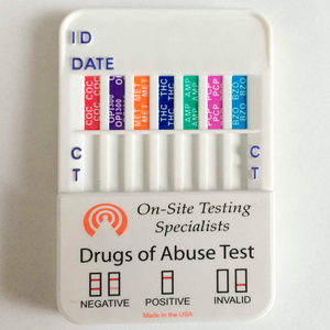 SPECIALISTS 12-PANEL DRUG DIP CARD TEST, 25 TESTS/BOX by On-Site Testing Specialist Inc
