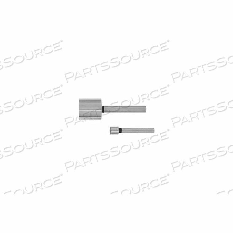 CARBON STEEL IMPORT PILOT FOR INTERCHANGEABLE COUNTERBORE, 23/32" DIA X 1/2" SHANK X 2-3/4" OAL 