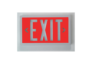 SELF-LUMINOUS EXIT SIGN 10 YR. 1 FACE by Isolite