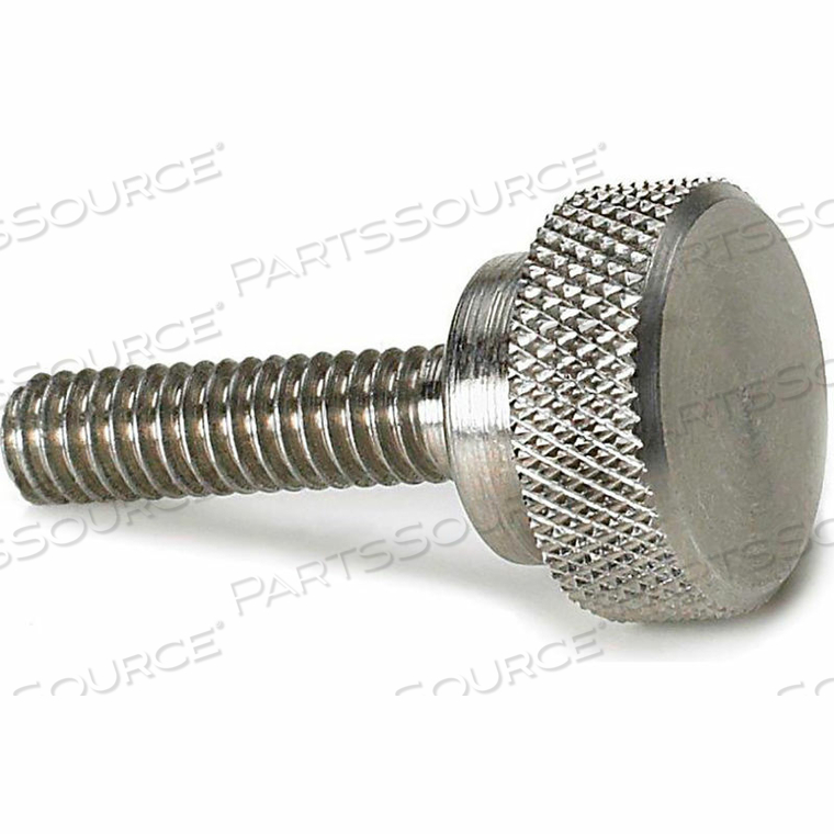 PRECISION THUMB SCREW W/ SHOULDER - #4-40 - 3/8" THREAD - 3/8" HEAD DIA. - STAINLESS - PKG OF 5 