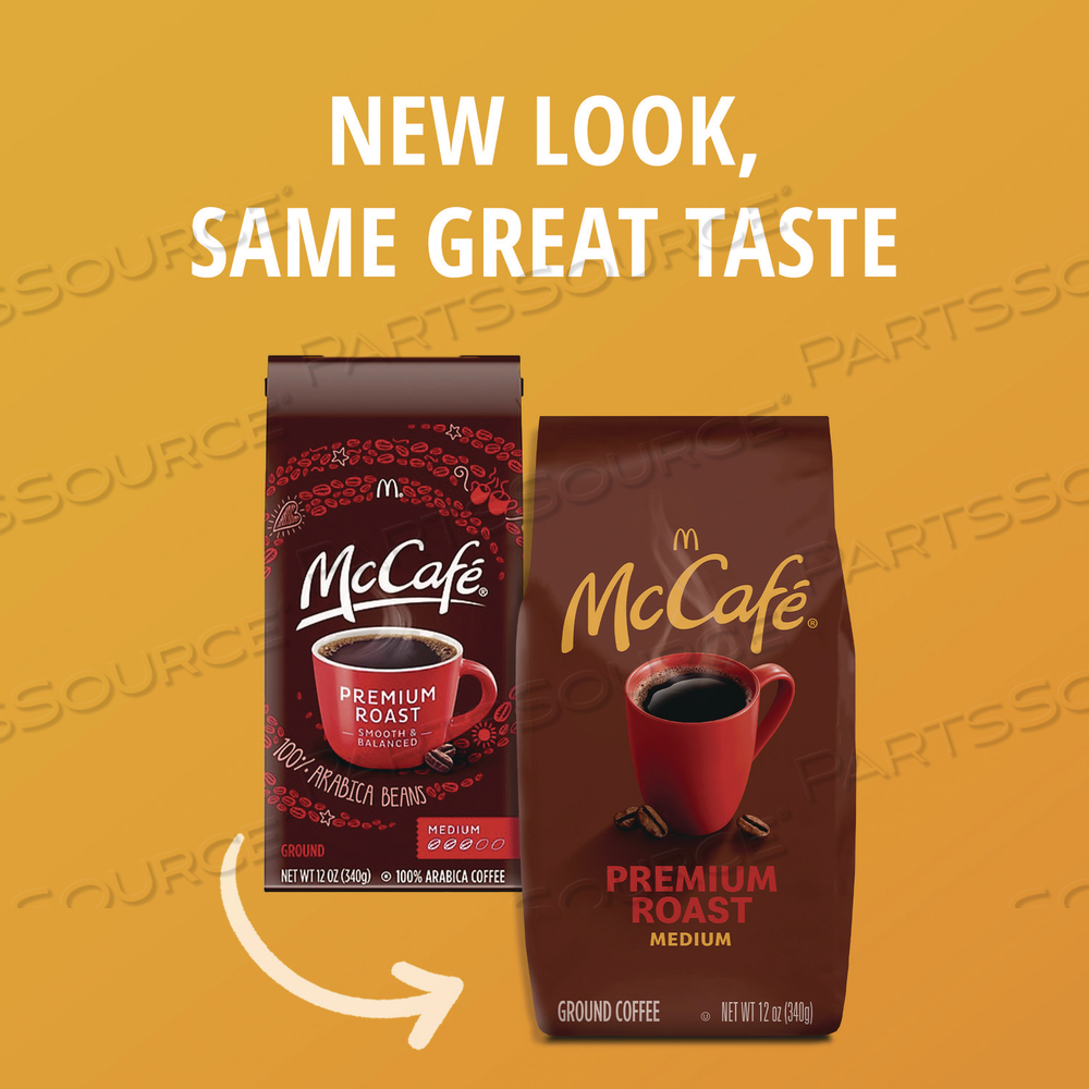 GROUND COFFEE, PREMIUM ROAST, 12 OZ BAG by McCafe GROUND COFFEE, PREMIUM ROAST, 12 OZ BAG by McCafe