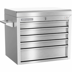 CHAMPION FMPRO STAINLESS STEEL 27"WX20"DX23-5/8"H 5 DRAWER CHEST by Independent Design Inc