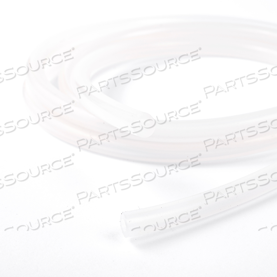PRESSURE TUBING, 48IN SIZE, SILICON, CERTIFIER FA AND FA+ CERTIFICATION, 1/8IN INNER DIAMETER, 1/4IN OUTER DIAMETER by TSI Incorporated