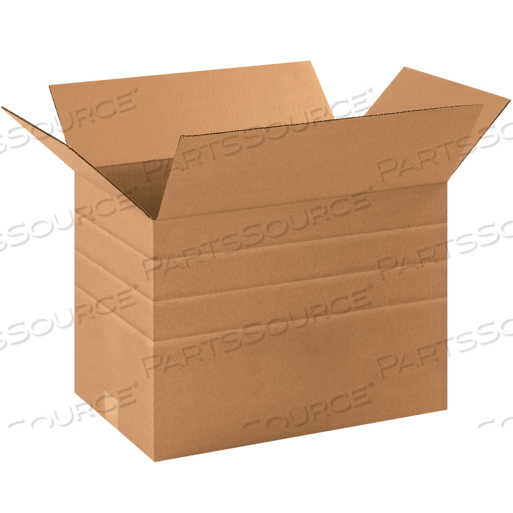MULTI-DEPTH CORRUGATED BOXES, 17 1/4" X 11 1/2 X 12", KRAFT, 25/BUNDLE by BOX Partners (Box Acquisitions, LLC)