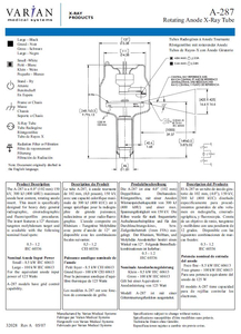 48/90KW 0.6 TO 1 FOCAL SPOT X-RAY TUBE by Varex Imaging Corporation