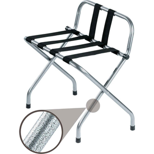 POWDER COAT HAMMERTONE FINISH LUGGAGE RACK WITH BACK by Hospitality 1 Source POWDER COAT HAMMERTONE FINISH LUGGAGE RACK WITH BACK by Hospitality 1 Source