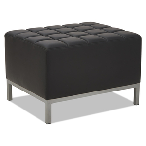 ALERA QUB SERIES OTTOMAN, 26.38W X 21.5D X 17.5H, BLACK by Alera