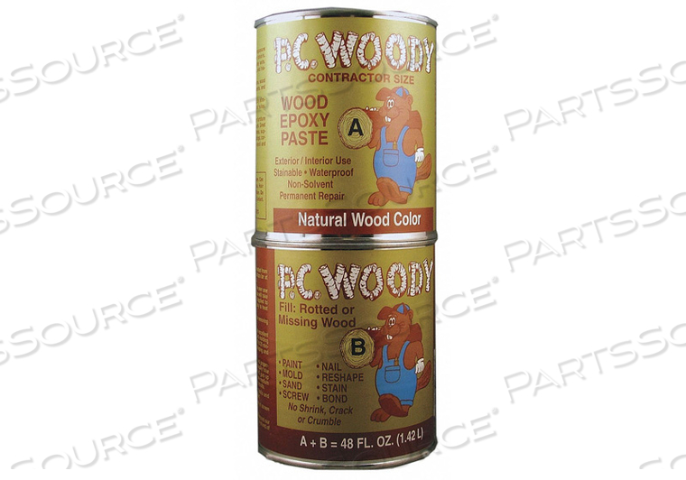 EPOXY WOOD FILLER TAN 48 OZ CAN by PC Products