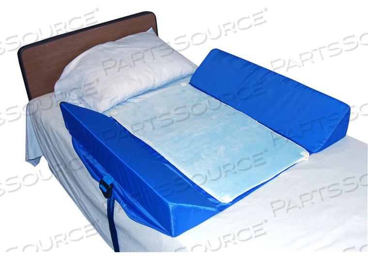 BED SUPPORT SYSTEM W/ATTACHED 30-DEGREE BOLSTERS MESH BOTTOM by Skil-Care Corporation