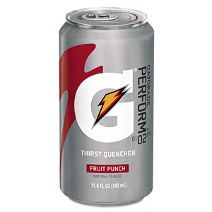 THIRST QUENCHER CAN, FRUIT PUNCH, 11.6OZ CAN by Gatorade THIRST QUENCHER CAN, FRUIT PUNCH, 11.6OZ CAN by Gatorade