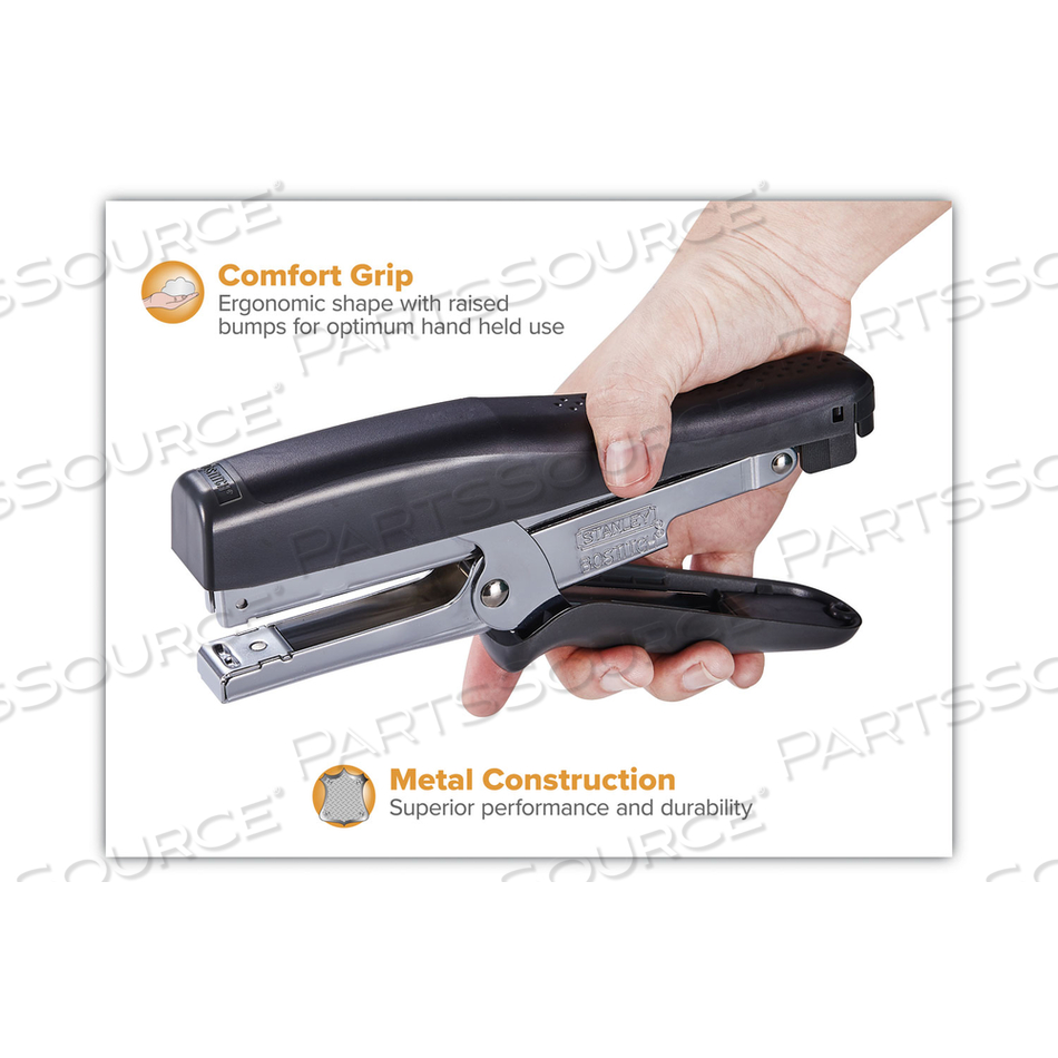 B8 XTREME DUTY PLIER STAPLER, 45-SHEET CAPACITY, 0.25" TO 0.38" STAPLES, 2.5" THROAT, BLACK/CHARCOAL GRAY by Bostitch B8 XTREME DUTY PLIER STAPLER, 45-SHEET CAPACITY, 0.25" TO 0.38" STAPLES, 2.5" THROAT, BLACK/CHARCOAL GRAY by Bostitch