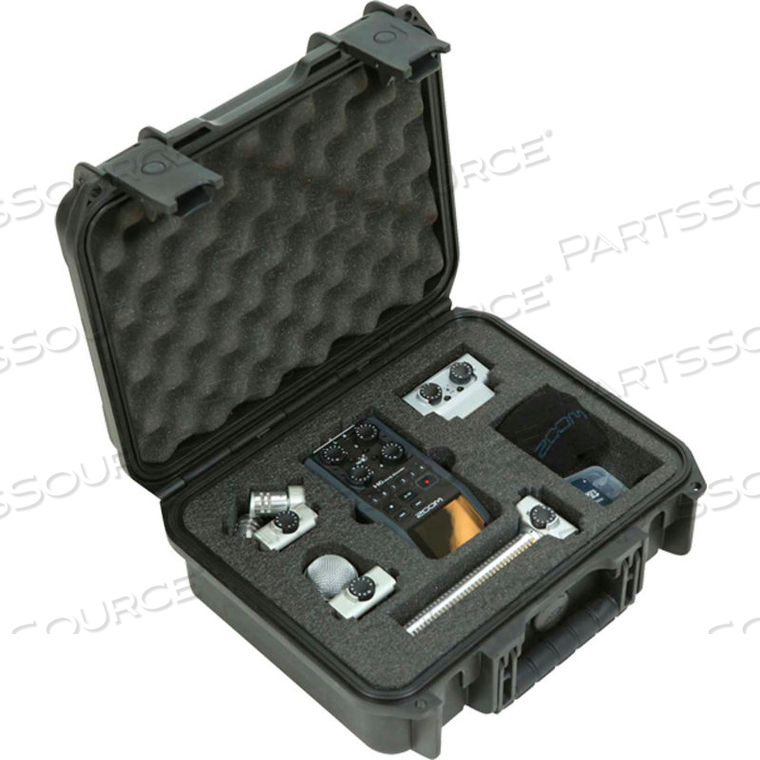 ZOOM ISERIES CASE FOR ZOOM H6 BROADCAST RECORDER KIT CASE, 13-3/4"L X 11-1/8"W 