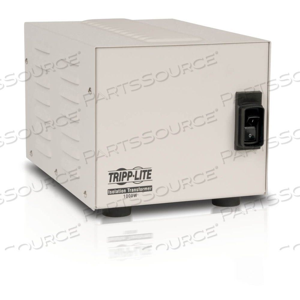 120V 1000W NEMA 5-15P - 5-15R HOSPITAL GRADE ISOLATION TRANSFORMER - WHITE by Tripp Lite 120V 1000W NEMA 5-15P - 5-15R HOSPITAL GRADE ISOLATION TRANSFORMER - WHITE by Tripp Lite
