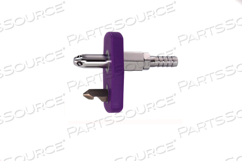WAGD QUICK CONNECT ADAPTER, MALE X 1/4 IN HOSE BARB, VIOLET by Bay Corporation