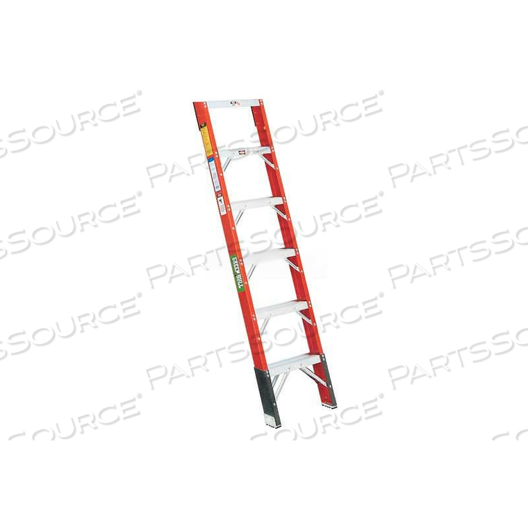 GREEN BULL SERIES 2012 FIBERGLASS SHELF LADDER - 8' 