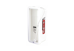 FIRE EXTINGUISHER CABINET 5 LB CAP. WHT by Cato