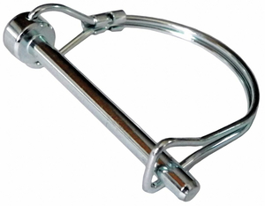 SAFETY PIN,2 IN L,1/4 IN DIA,STEEL, INCH, 0.091 IN WIRE DIA, 2 IN SHANK LG, 1/4 IN PIN DIA, SNAP by Fabory