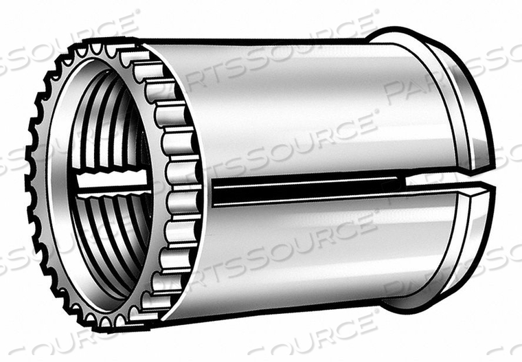 FINSERT BRASS PK50 by E-Z Lok FINSERT BRASS PK50 by E-Z Lok