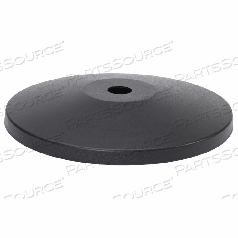 REPLACEMENT BASE COVER FOR QUEUEMASTER & SAFETYMASTER STANCHIONS, BLACK 