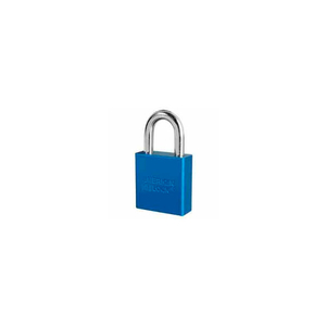 AMERICAN LOCK NO. HIGH SECURITY SOLID ALUMINUM PADLOCK 5 PIN CYLINDERS - BLUE by Master Lock AMERICAN LOCK NO. HIGH SECURITY SOLID ALUMINUM PADLOCK 5 PIN CYLINDERS - BLUE by Master Lock