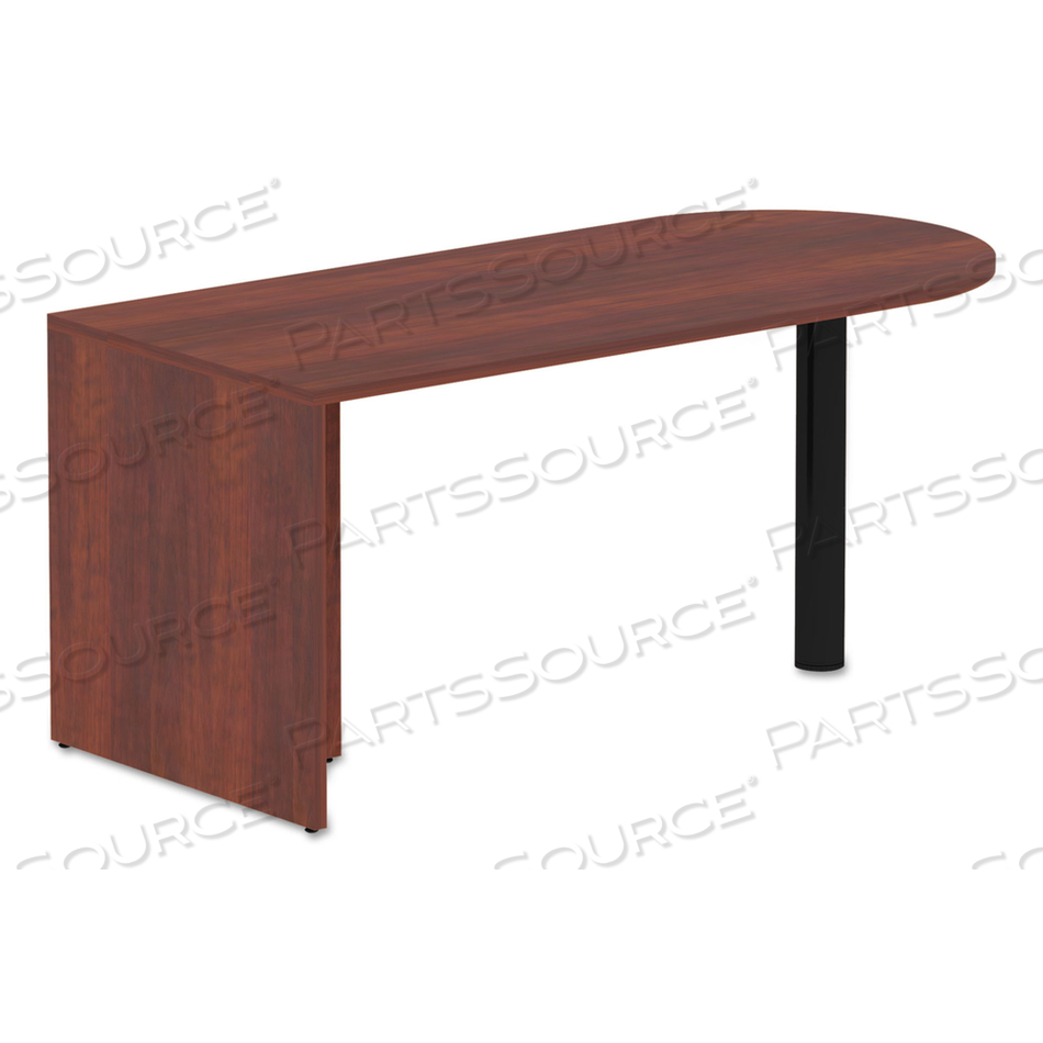 ALERA VALENCIA SERIES D-TOP DESK, 65" X 29.5" X 29.5", MEDIUM CHERRY 