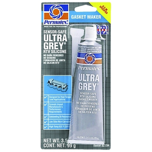 RTV SILICONE SEALANT 3.5 OZ TUBE GRAY by Permatex